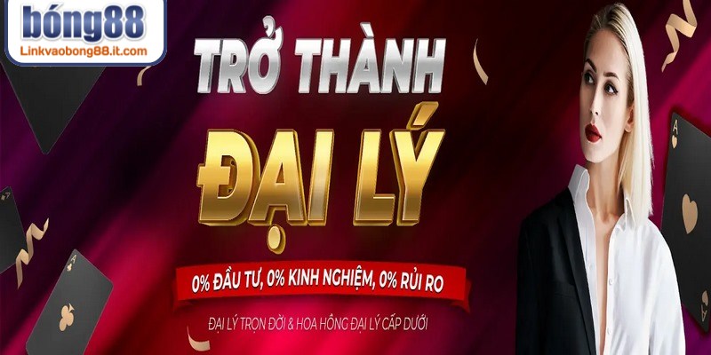Trở thành đại lý BONG88 sẽ nhận được mức phần trăm thưởng cao