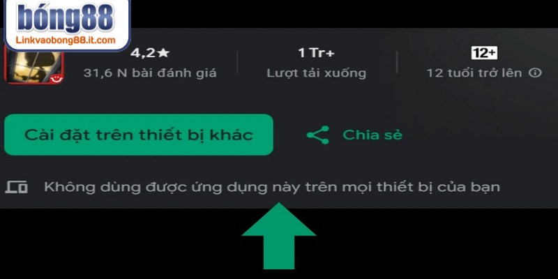 Lỗi cài đặt BONG88 nguyên nhân đến từ hệ điều hành không tương thích
